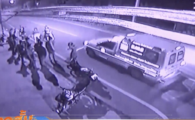 ขอความเป็นธรรม กรณี ตร.อส.ถีบรถล้ม