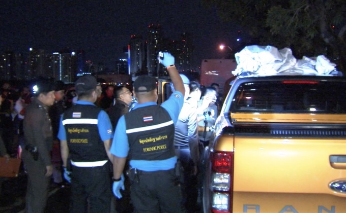 พบรถยนต์ที่ใช้ก่อเหตุปล้นเงินนักธุรกิจ 60 ล้าน