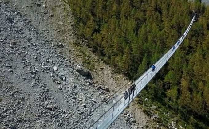 สะพานแขวนคนข้ามยาวสุดในโลกที่สวิตเซอร์แลนด์