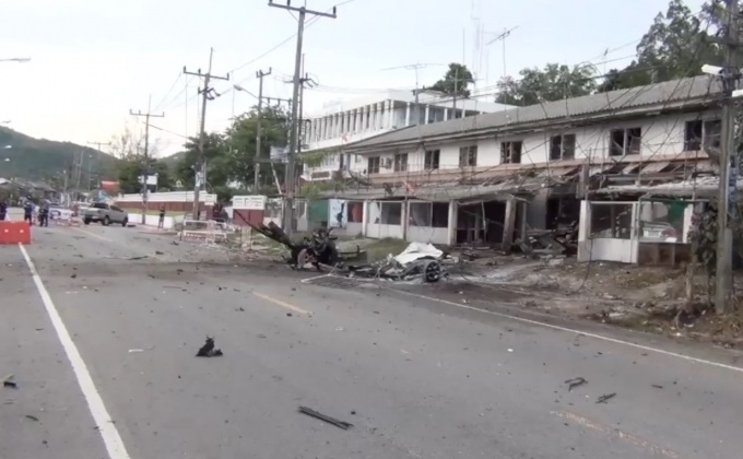 วางระเบิดรถยนต์ สภ.มายอ จ.ปัตตานี