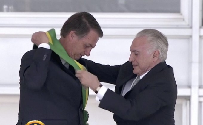 ผู้นำบราซิลคนใหม่สาบานตนรับตำแหน่ง