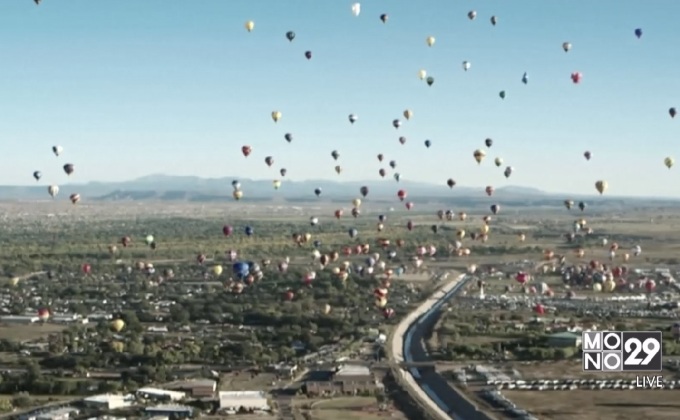 วันสุดท้ายของเทศกาลบอลลูนนานาชาติในสหรัฐฯ