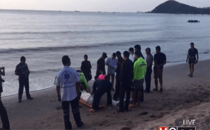 พบแล้วศพนักเรียนถูกพัดจมทะเล จ.ชลบุรี