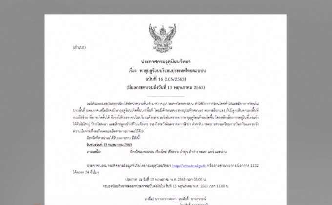 กรมอุตุฯ เตือน 8 จังหวัดภาคเหนือ รับมือพายุฤดูร้อน