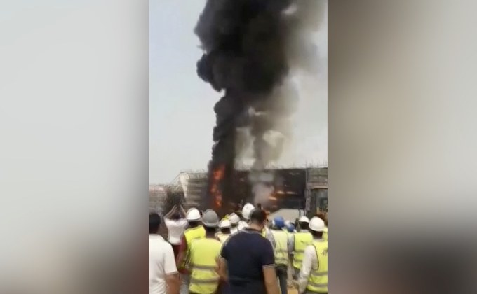 ไฟไหม้พิพิธภัณฑ์ใหม่ในอียิปต์