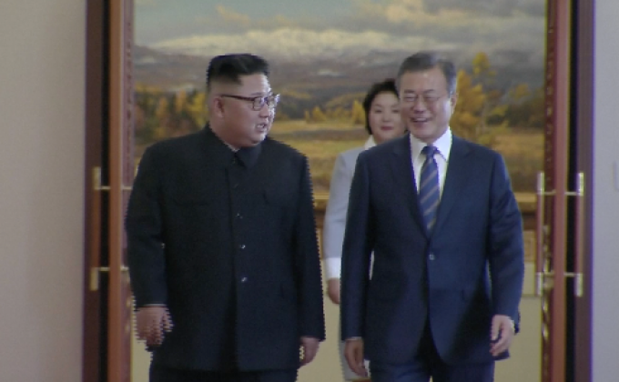 ​ผู้นำเกาหลีเหนือ-ใต้ลงนามแถลงการณ์ร่วม