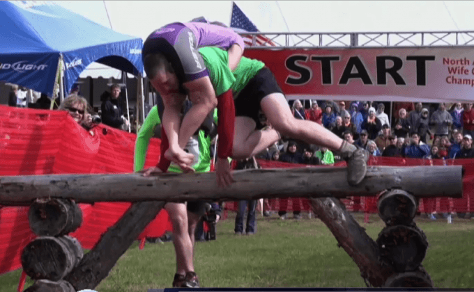 แข่งขันแบกภรรยาในอเมริกาเหนือ