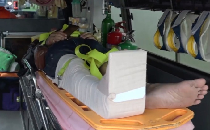 รถ จยย. ชนจักรยานบนทางไบค์เลนสาหัส 1 คน