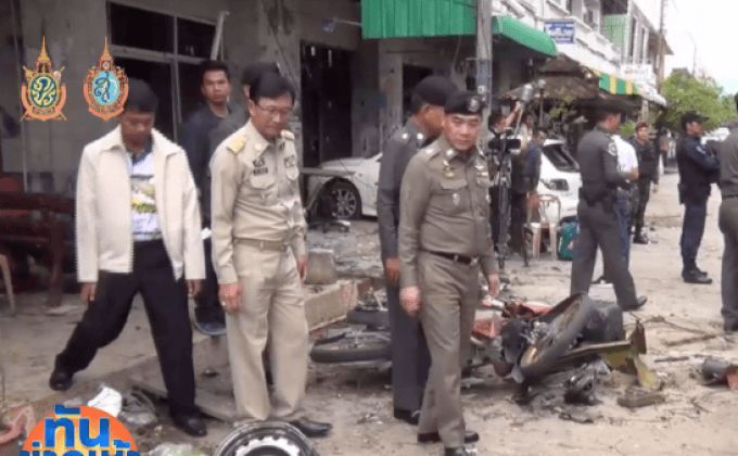 ผบ.ตร.ลงพื้นที่ปัตตานี ล่าคนร้ายคาร์บอมบ์หน้าโรงแรม