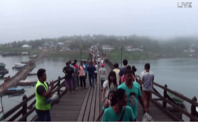 ท่องเที่ยวใน อ.สังขละ จ.กาญจนบุรี คึกคัก