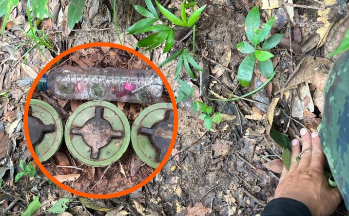 พบทุ่นระเบิด PMN-2 บริเวณปราสาทโดนตวล – หน่วย EOD เก็บกู้สำเร็จ