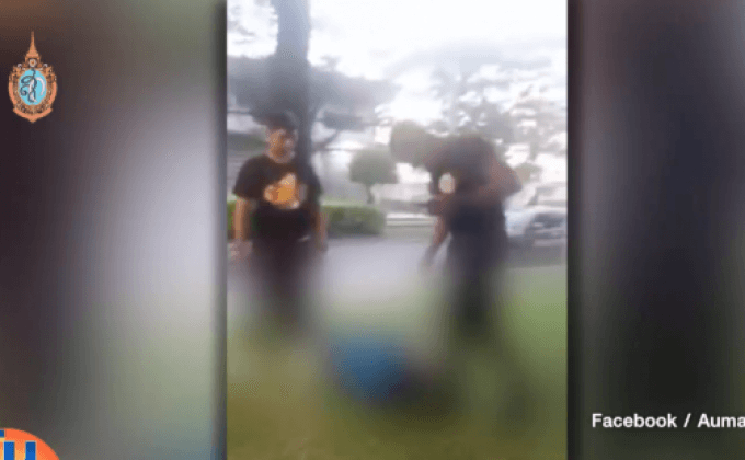 รวบ รปภ.กร่างอ้างเป็นทหาร ทำร้ายวัยรุ่น