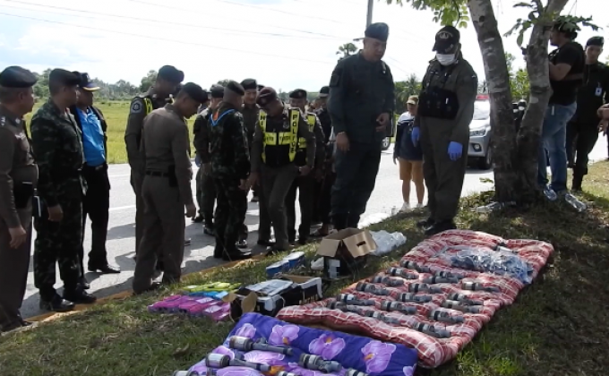 ยึดระเบิดกว่า 40 ลูก ก่อนนำไปก่อเหตุชายแดนใต้