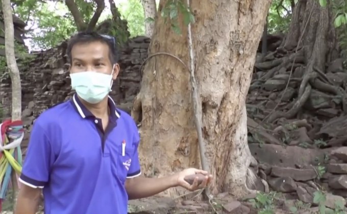 ลือ ! ศิลาอาถรรพ์หยิบจากปราสาทโบราณ 2 พันปี  ไม่กี่วันส่งกลับคืน