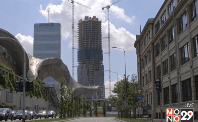 มิลานสร้างอาคารระฟ้ายกระดับเมือง