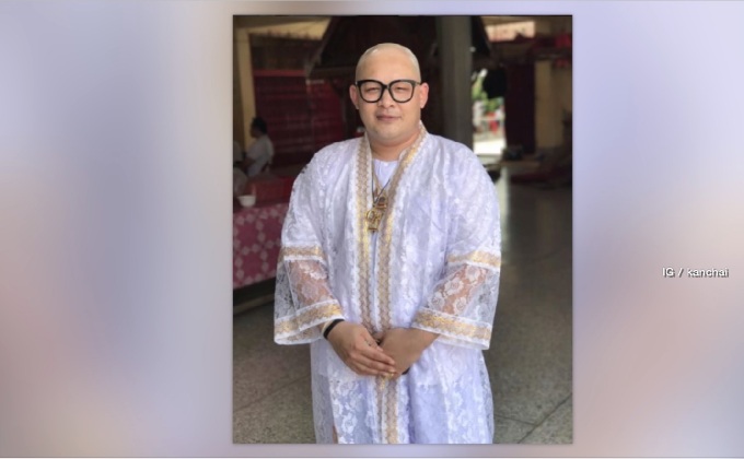 “ดีเจเชาเชา” บวช 15 วัน อุทิศให้ผู้ตายคู่กรณี