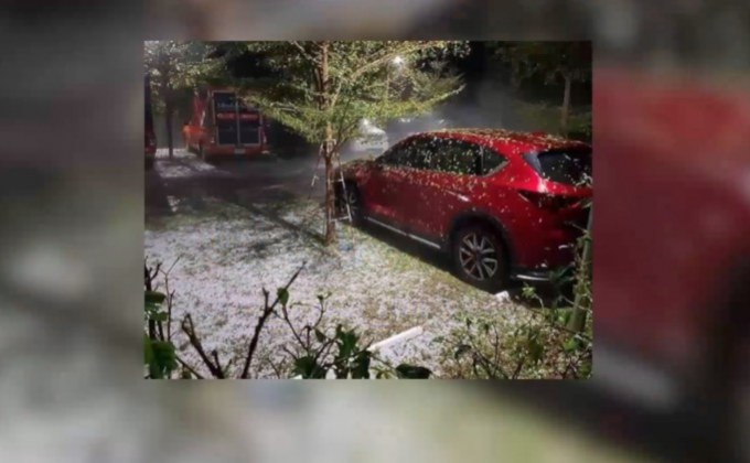 พายุลูกเห็บพัดถล่มเชียงราย