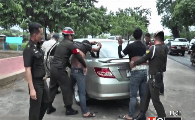 จับกุมแก๊งทวงหนี้โหด จ.บุรีรัมย์