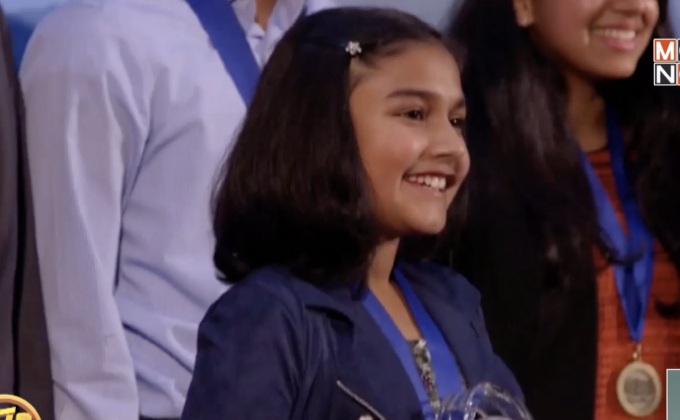 เด็กหญิงวัย 11 ปี คว้ารางวัลนักวิทย์รุ่นเยาว์สหรัฐฯ