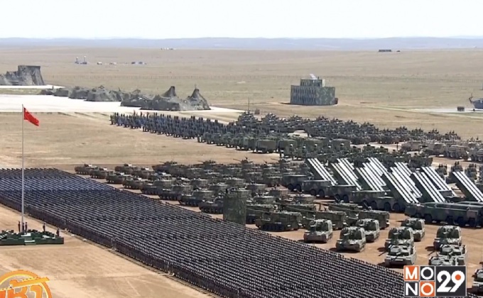 จีนแสดงแสนยานุภาพทางทหารฉลอง 90 ปีกองทัพ
