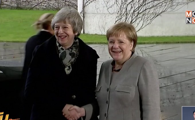 ​นายกฯ อังกฤษเดินสายพบผู้นำ EU หวังรักษา “เบร็กซิต”