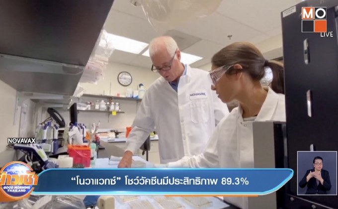 “โนวาแวกซ์” โชว์วัคซีนมีประสิทธิภาพ 89.3%
