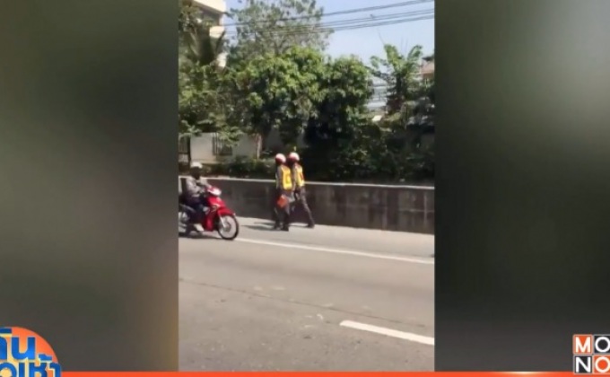 ผบก.จร.สั่งย้ายตำรวจฉาวใช้แท็กซี่ซื้อน้ำ