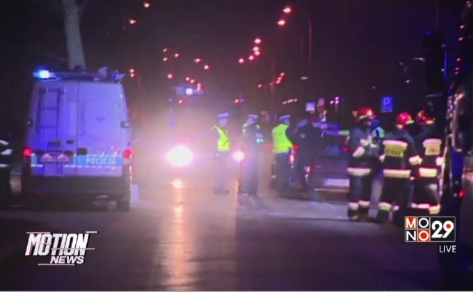 นายกฯ โปแลนด์ได้รับบาดเจ็บจากอุบัติเหตุรถชน