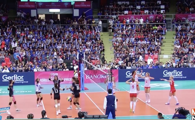 สาวไทยสุดเจ๋งคว้าชัยเหนือตุรกี 3-0 เซต