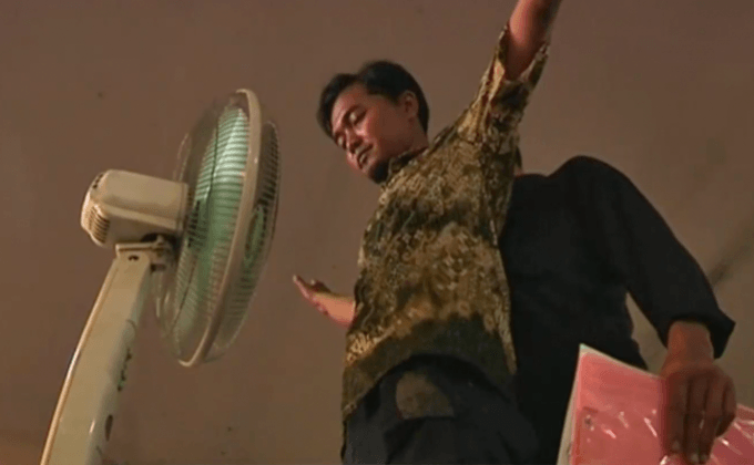 ทดสอบกลิ่นกายพนักงานขับรถในอินโดนีเซีย