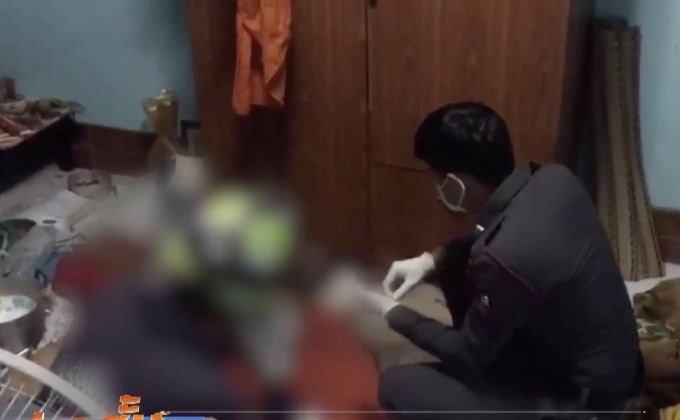 พระมรณภาพในกุฏิวัดจ.อุทัยธานี