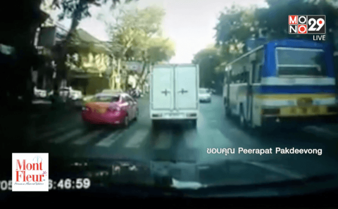 ลงโทษรถร่วมสาย 56 ขับย้อนศร