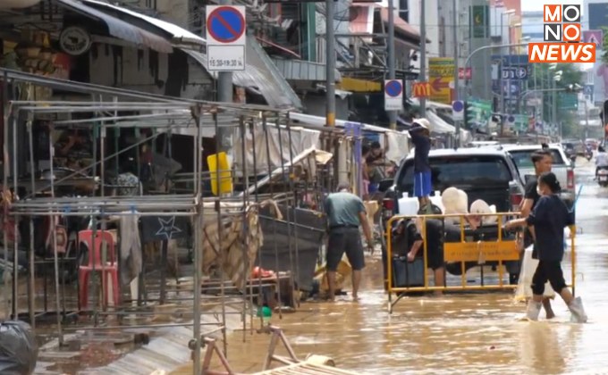 น้ำปิงต่ำกว่าจุดวิกฤตแล้ว เร่งล้างโคลน “ไนท์บาซ่า-กาดหลวง” หลังน้ำแห้ง