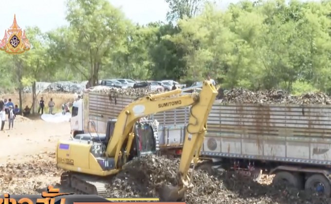 ขนย้ายขยะอุตสาหกรรม จ.สระแก้ว กลับต้นทาง