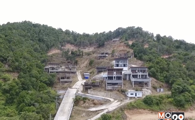 ชุดพยัคฆ์ไพร บุกตรวจสร้างบ้านพักหรูบนเกาะสมุย