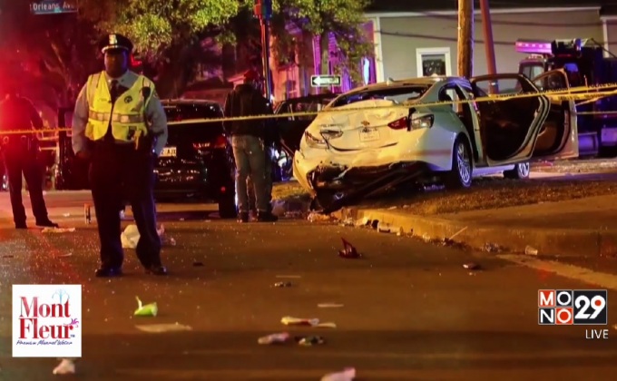 รถพุ่งชนฝูงชนในสหรัฐฯ เจ็บ 28