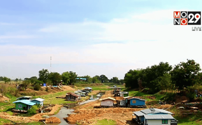 น้ำแห้งแพเกยตื้น ชาวบ้านเดือดร้อน