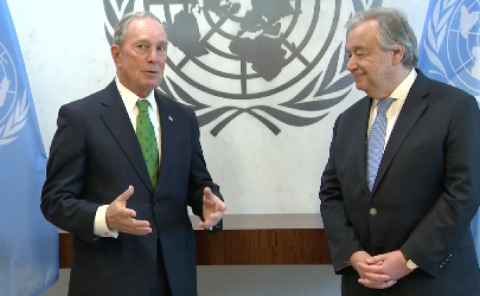 UN แต่งตั้ง “ไมเคิล บลูมเบิร์ก” เป็นทูตด้านภูมิอากาศโลก