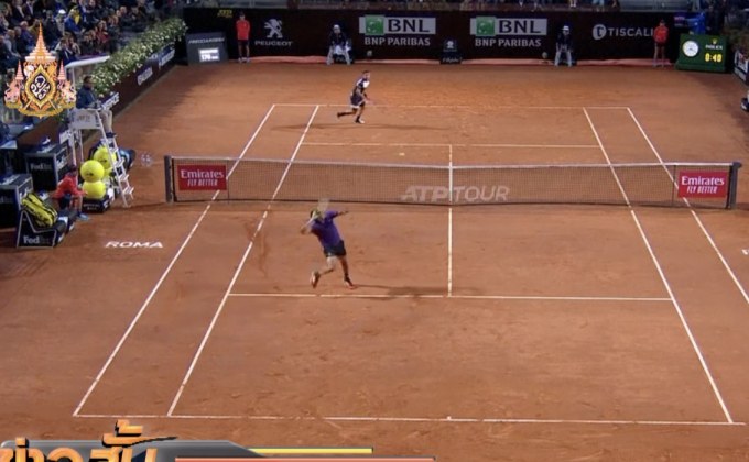 “ฟ็อกนินี่” สยบ “ซองก้า” รอบแรกเทนนิสที่อิตาลี