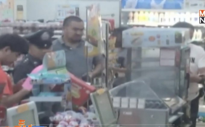 จี้ชิงทรัพย์ร้านสะดวกซื้อ อ.ศรีราชา จ.ชลบุรี