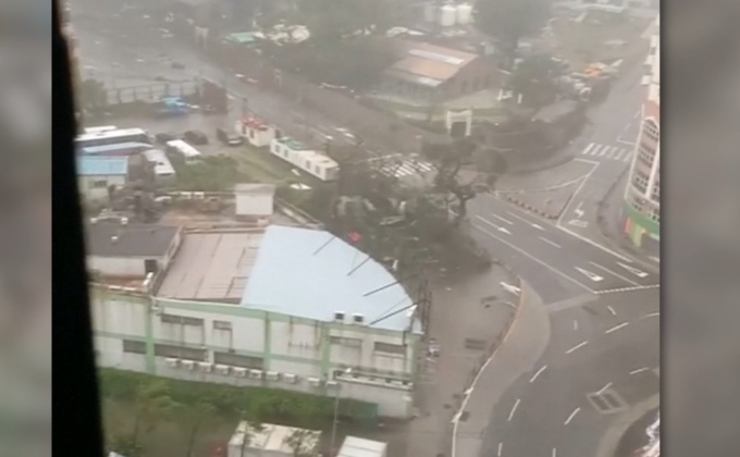 ไต้ฝุ่นฮาโตะพัดถล่มพื้นที่ทางตอนใต้ของจีน