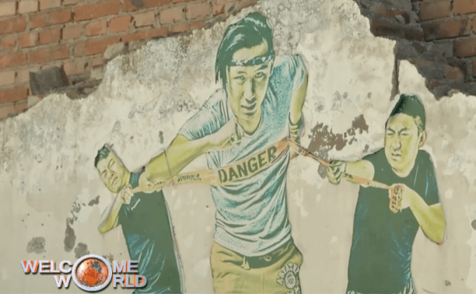 ROBBBB ศิลปินแนวสตรีทอาร์ตในจีน