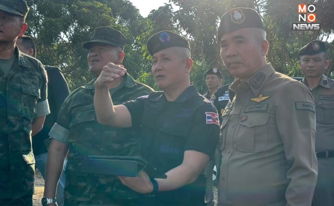 ตำรวจ-ทหาร บูรณาการ คุมเข้มแนวชายแดนจันทบุรี ป้องกันลักลอบข้ามแดนสู่แก๊งคอลเซ็นเตอร์