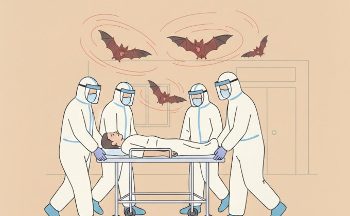 ด่วน! ‘ไวรัสนิปาห์’ ระบาดอินเดีย ร้ายแรงกว่าโควิด คาดต้นตอค้างคาวกินผลไม้