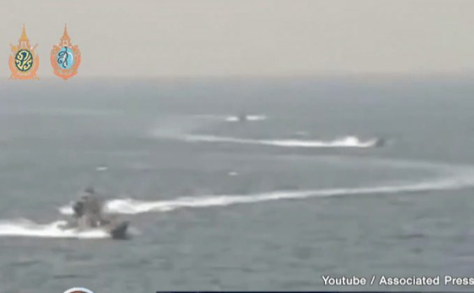 อิหร่านก่อกวนเรือสหรัฐในอ่าวเปอร์เซีย