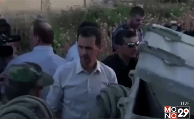 ผู้นำซีเรียเยี่ยมทหารที่แนวรบ