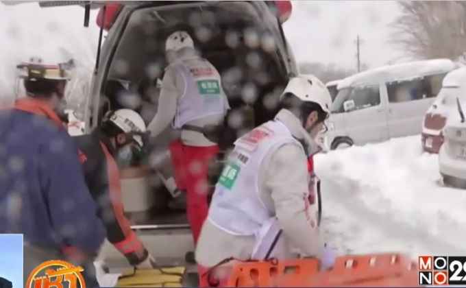 หิมะถล่มในญี่ปุ่น