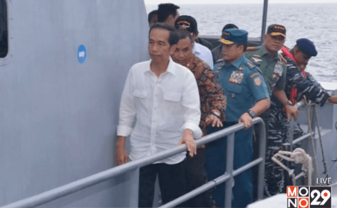 ปธน.อินโดฯ ลงพื้นที่เกาะนาตูนาหลังพิพาทจีน