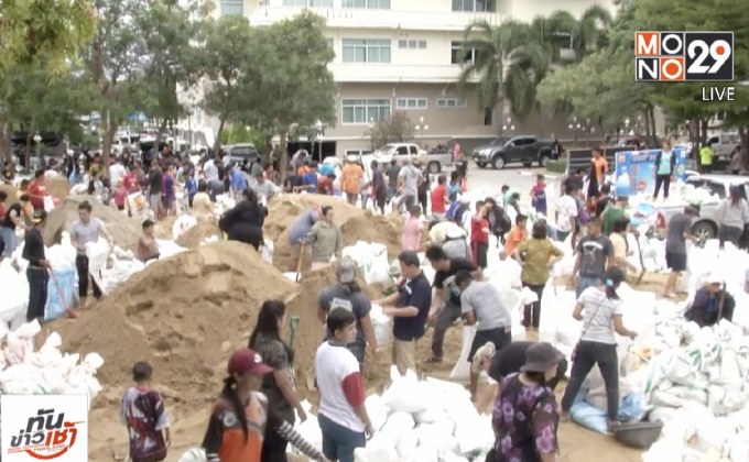 เตรียมรับมือน้ำล้นสปิลเวย์เขื่อนแก่งกระจาน