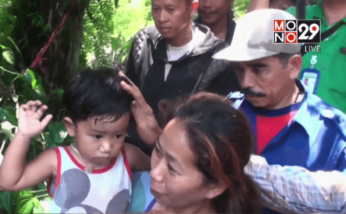 พบตัวเด็ก 2 ขวบหายไปในป่า จ.ชุมพร